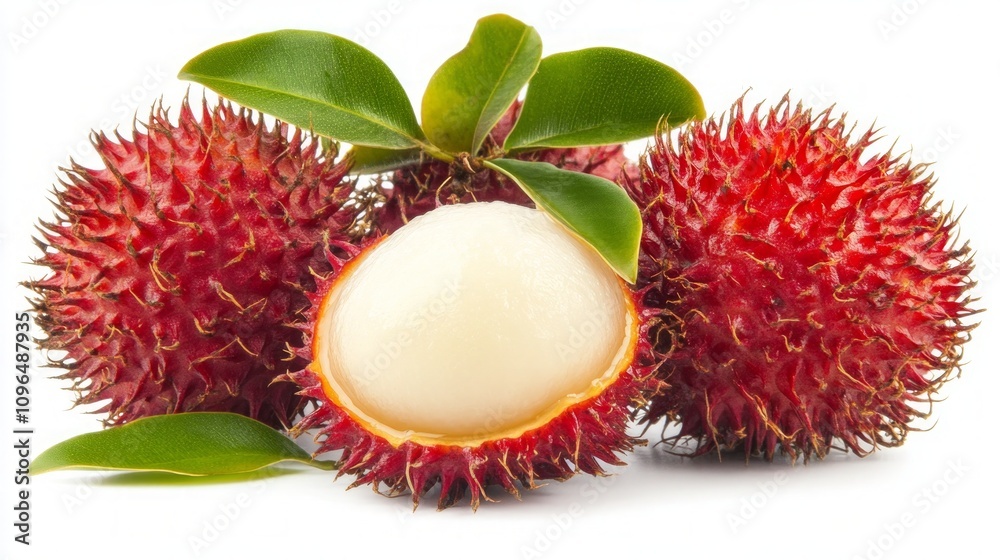 Vibrant Rambutan: A Tropical Fruit Delight