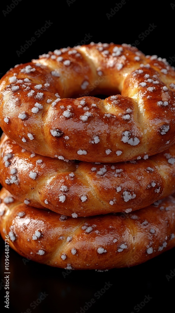 Stacked Sweet Bread Rings Stacked Sweet Bread Rings