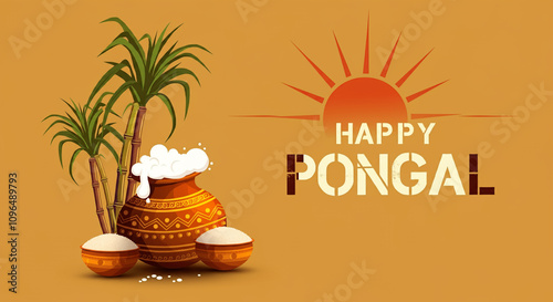 A radiant Pongal pot design...