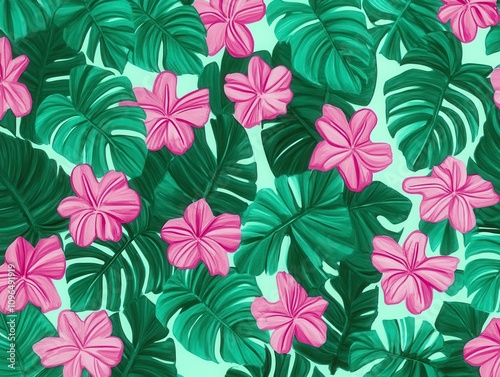 Tropical Floral Pattern