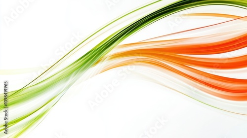 Abstract Bright Lines in Colorful Motion