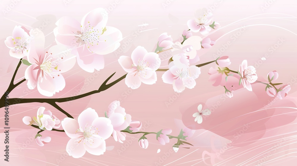 Peach Blossom Festival Pink Romantic Poster Peach Blossom Festival Pink Romantic Poster
