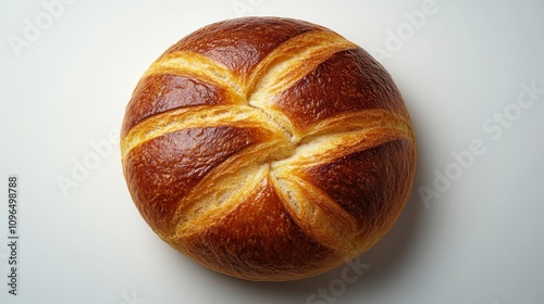 Wallpaper Mural A Stunning Round Loaf of Artisan Bread with Golden Crust Torontodigital.ca