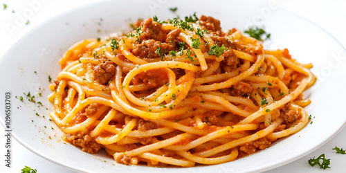 Classic Spaghetti Bolognese with Fresh Herbs