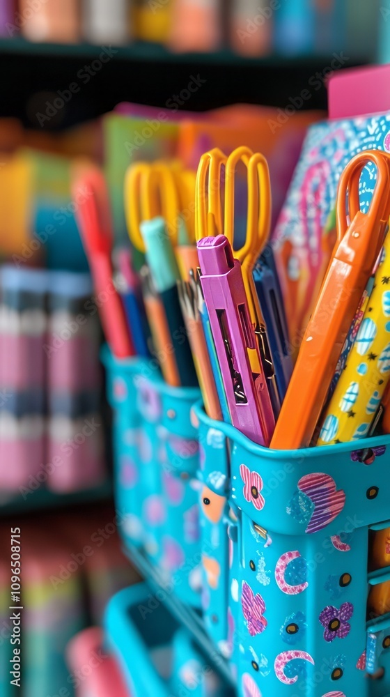 Obraz premium Themed Decorative Staples and Clips for Fun Learning