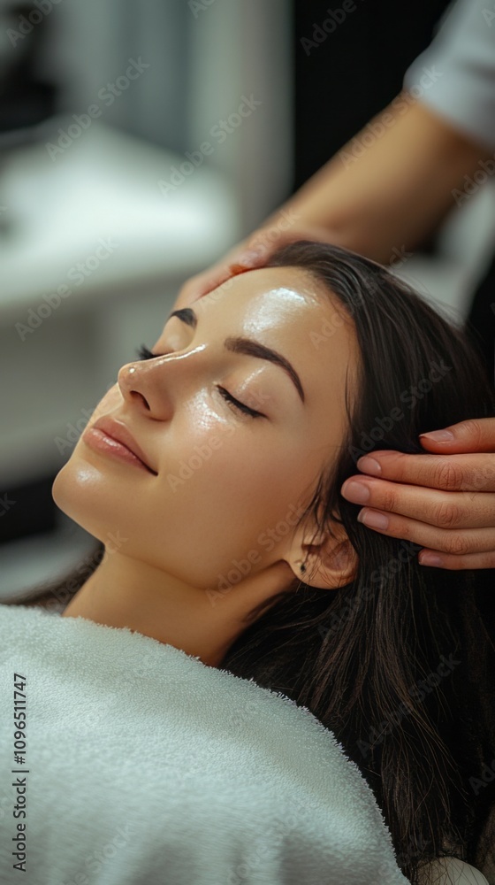 Fototapeta premium Hair and Scalp Treatment Clinic