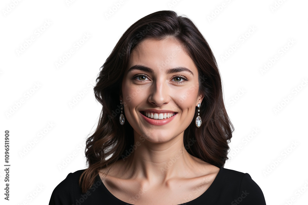 Portrait of smiling Italian woman Portrait of smiling Italian woman