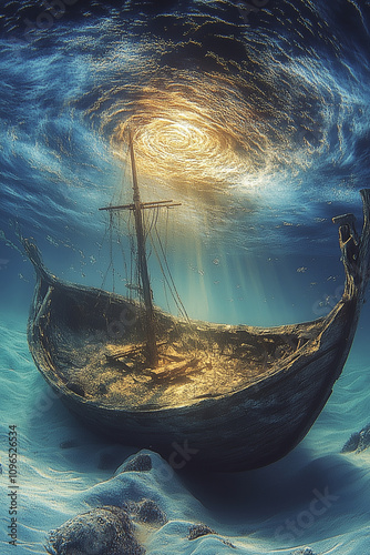 boat underwater