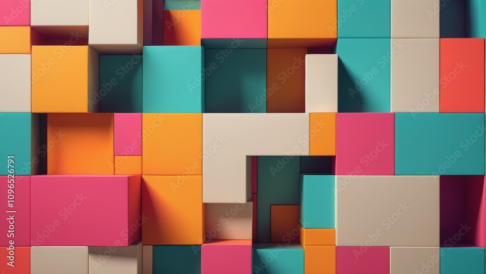 3D abstract colorful background 3D abstract colorful background