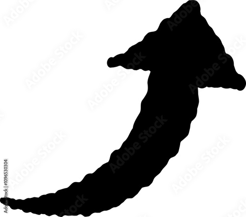 Hand Drawn Flat Doodle Arrow 