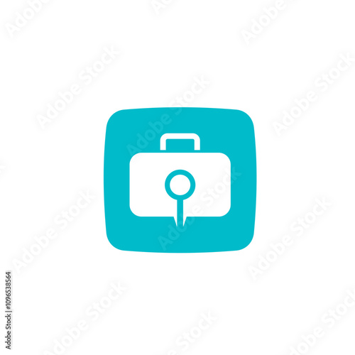 Mobile application travel logo design