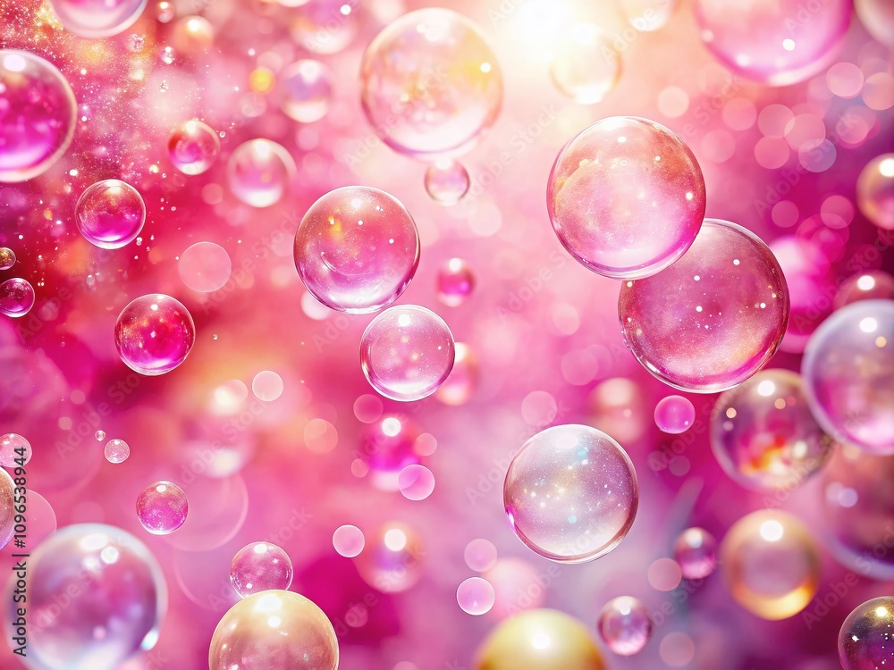 Beautiful Pink Abstract Background with Bubbles in a Candid Photography Style, Perfect for Creative Projects and Digital Art, Evoking a Sense of Calm and Serenity Beautiful Pink Abstract Background with Bubbles in a Candid Photography Style, Perfect for Creative Projects and Digital Art, Evoking a Sense of Calm and Serenity