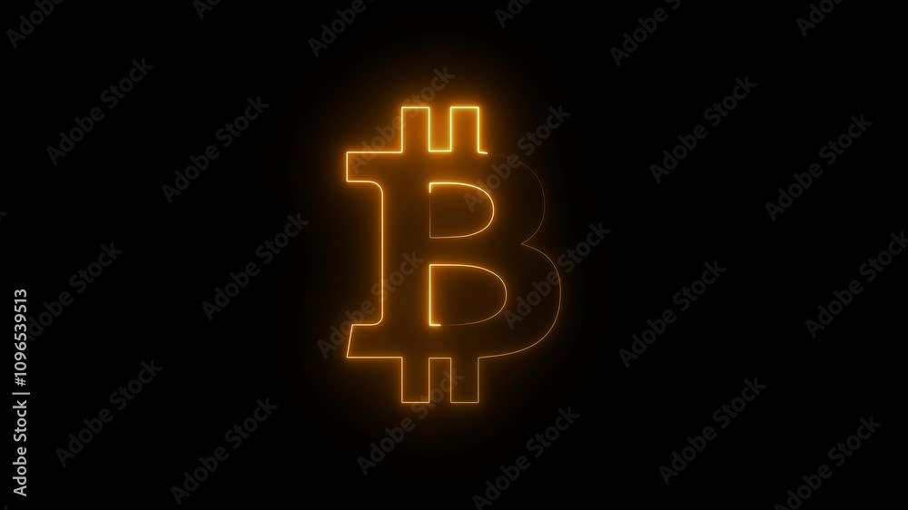 Neon, Glowing, Colorful Bitcoin icon animation. neon bitcoin lights on black background. Global finance bitcoin icon 4k video footage. Neon, Glowing, Colorful Bitcoin icon animation. neon bitcoin lights on black background. Global finance bitcoin icon 4k video footage.