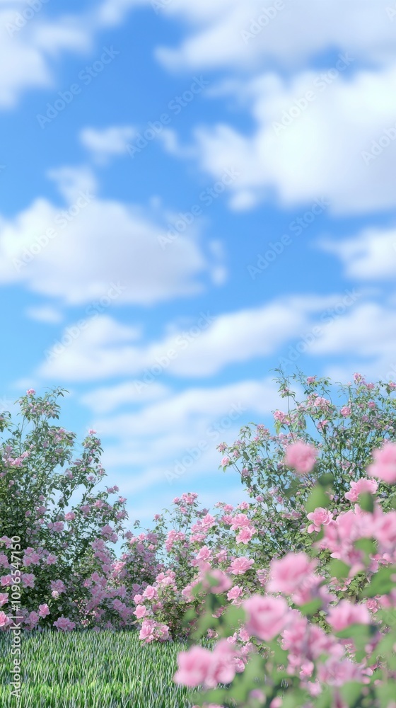 Obraz premium A Delicate Spring Garden