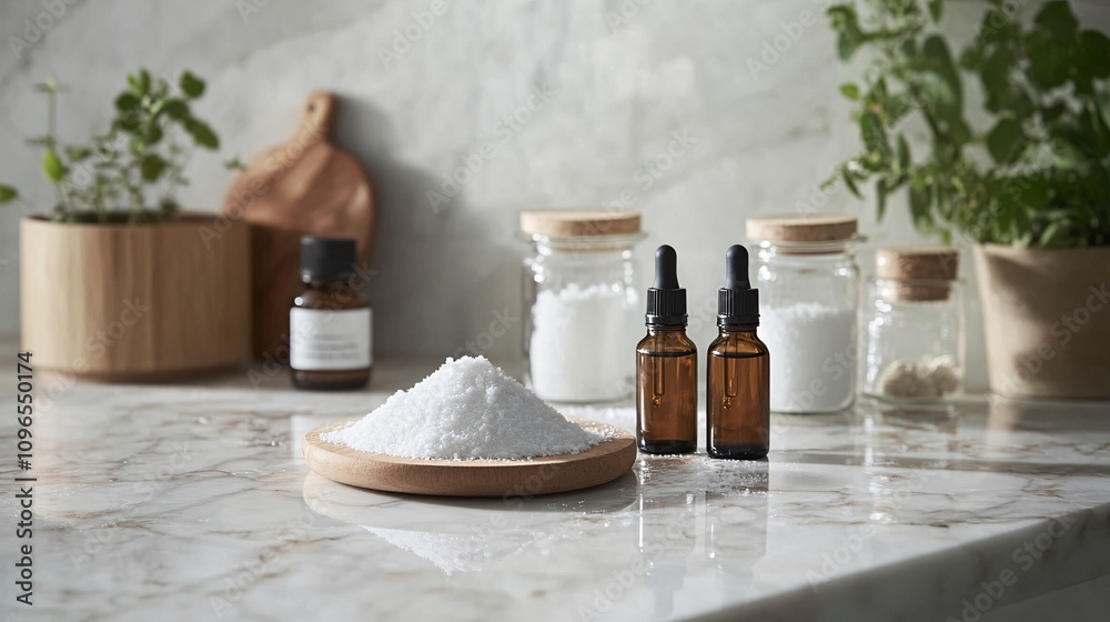Aromatherapy Ingredients with Essential Oils and Natural Decor Aromatherapy Ingredients with Essential Oils and Natural Decor
