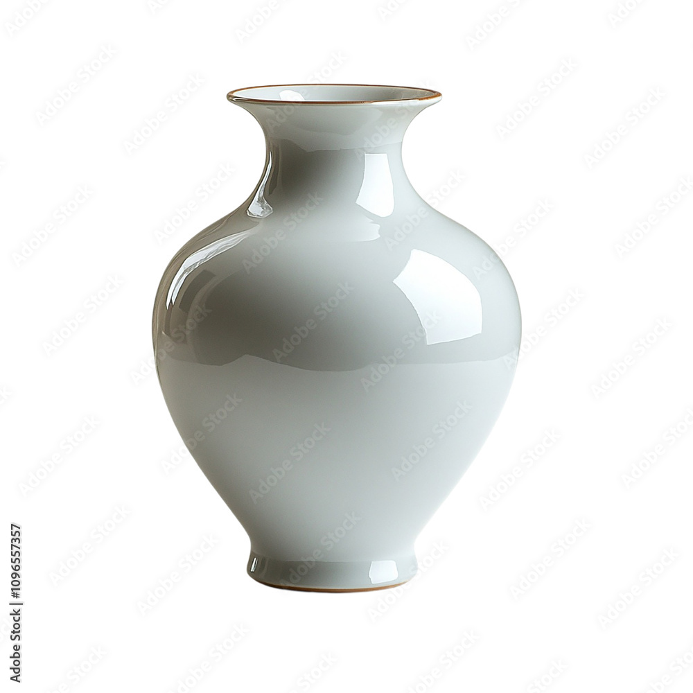 Elegant White Ceramic Vase for Home Decor Elegant White Ceramic Vase for Home Decor
