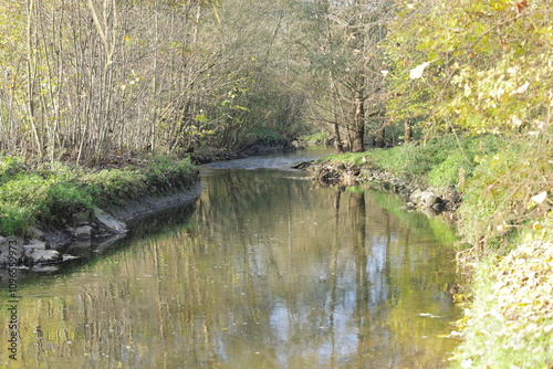 Fluss Würm im Heckengäu bei Weil der Stadt  photo