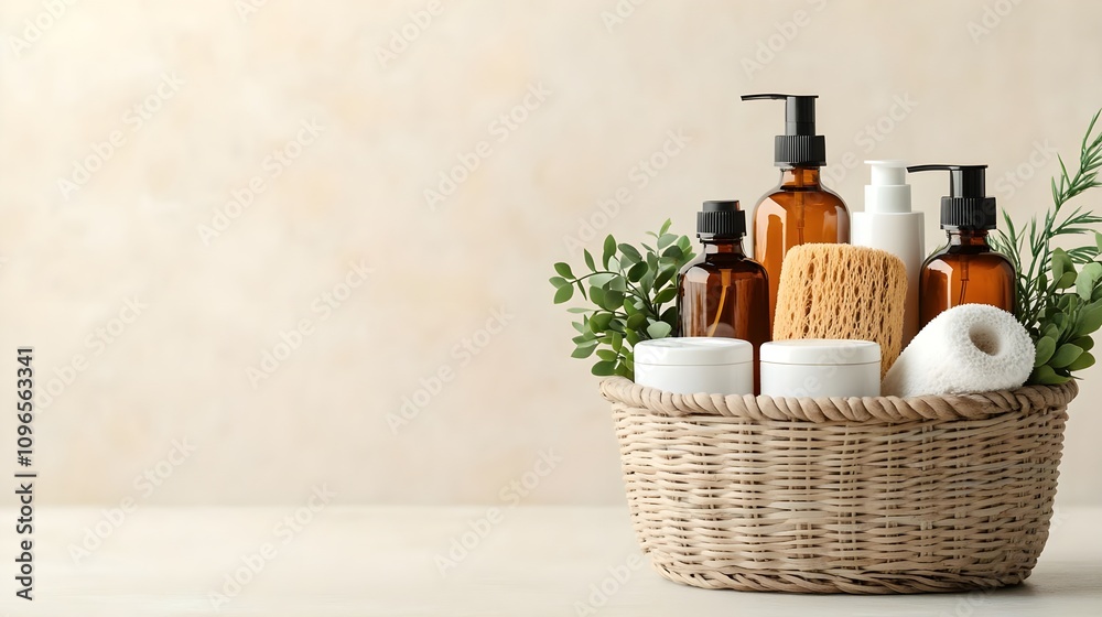Spa Basket with Natural Products Spa Basket with Natural Products