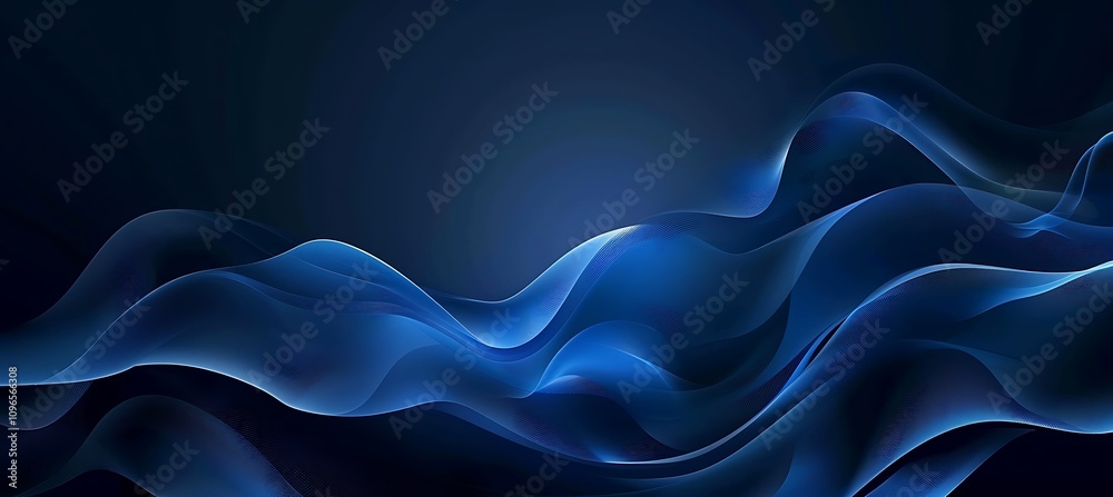 Elegant blue geometric background with smooth wave patterns, perfect for business designs, websites, or creative visuals needing a futuristic touch Elegant blue geometric background with smooth wave patterns, perfect for business designs, websites, or creative visuals needing a futuristic touch