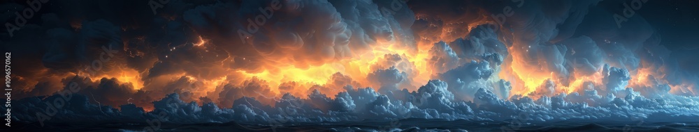 Fototapeta premium Glowing Cloudscape