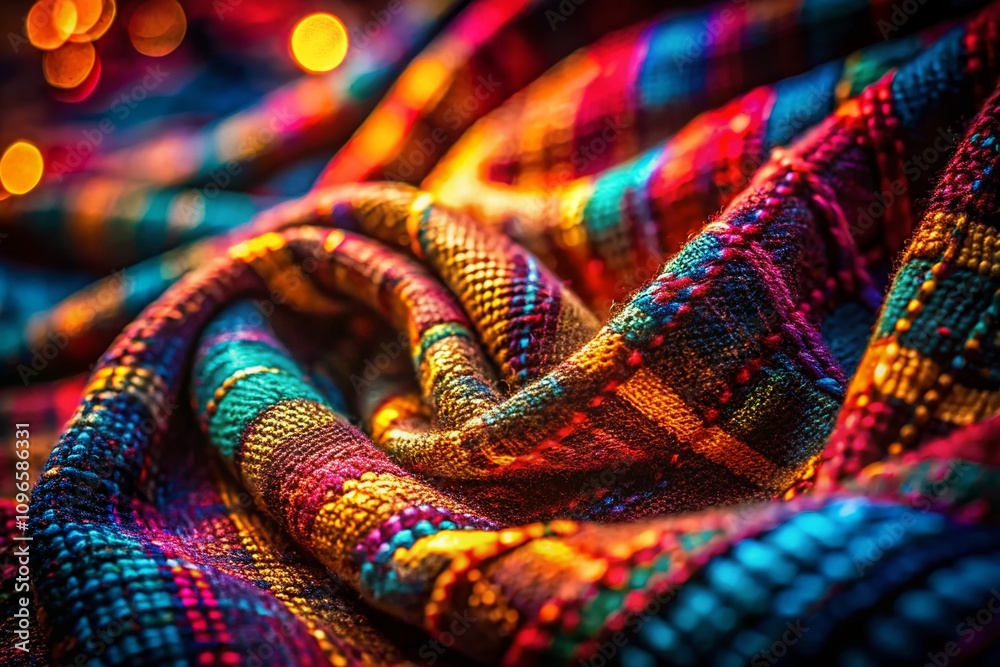 Close-up Night Photography of Rough Fabric Texture – Intricate Details and Shadows for Background Use in Artistic or Design Projects Close-up Night Photography of Rough Fabric Texture – Intricate Details and Shadows for Background Use in Artistic or Design Projects
