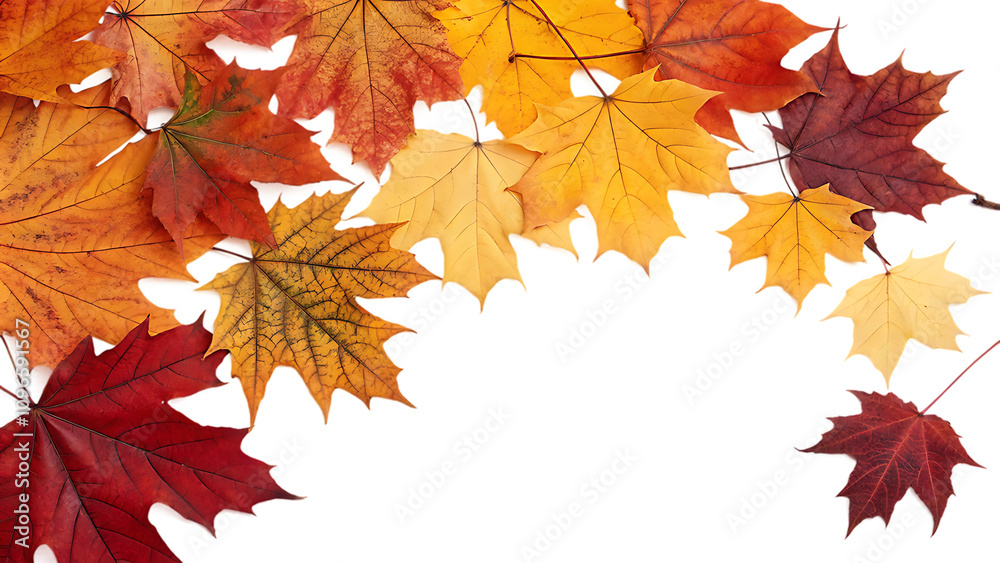 High-Quality Autumn Maple Leaves Arch for Seasonal Designs, Ai Generated Images High-Quality Autumn Maple Leaves Arch for Seasonal Designs, Ai Generated Images