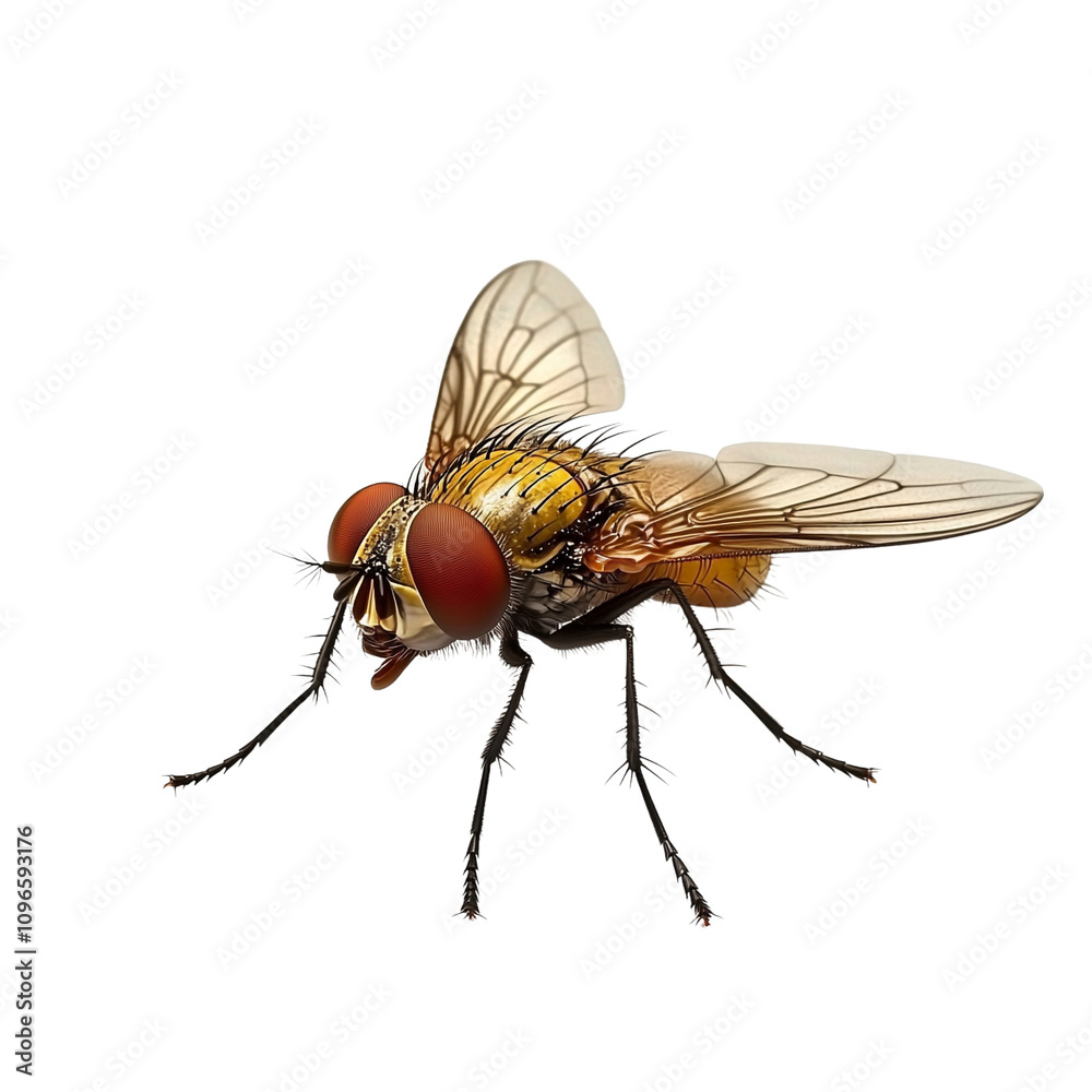 fly on transparent background