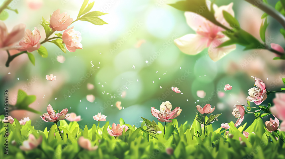 Spring Background: A fresh and vibrant spring-themed background, showcasing the beauty of the season. Spring Background: A fresh and vibrant spring-themed background, showcasing the beauty of the season.