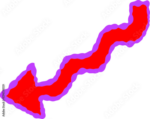 Hand Drawn Cute Doodle Arrow