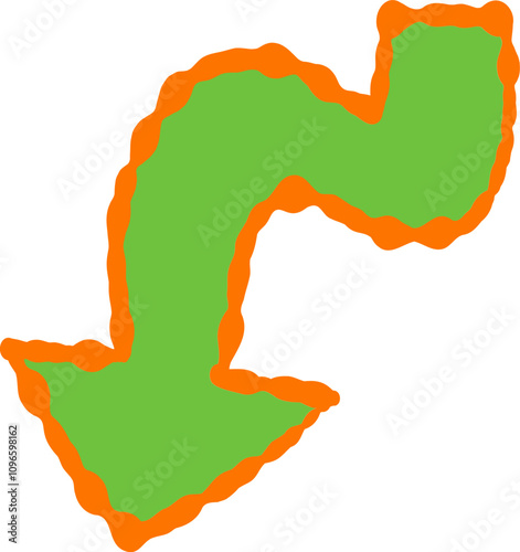 Hand Drawn Cute Doodle Arrow