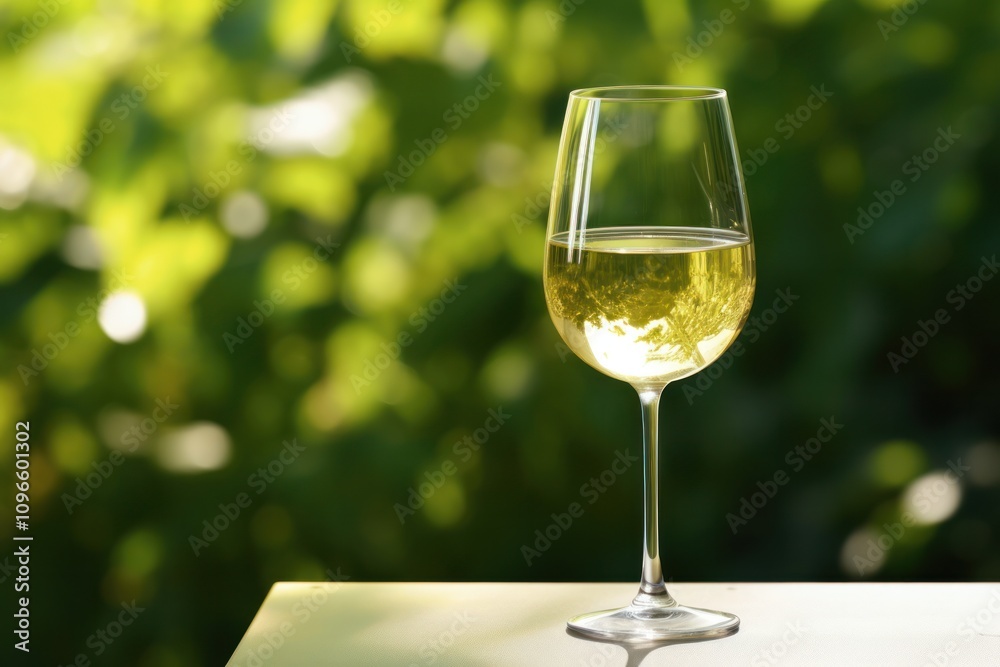 An elegantly styled glass of white wine against a gentle green background, with soft lighting accentuating the wine's golden tones and the smooth texture of the glass. An elegantly styled glass of white wine against a gentle green background, with soft lighting accentuating the wine's golden tones and the smooth texture of the glass.