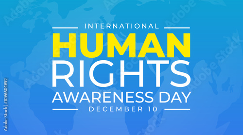 international human rights day december 10th banner stand up for human right theme. banner for social equality.