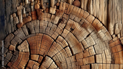 Mesmerizing, aged tree bark with curves, grooves & knots, revealing the story of the tree's life, growth & natural beauty; with ample space for text.