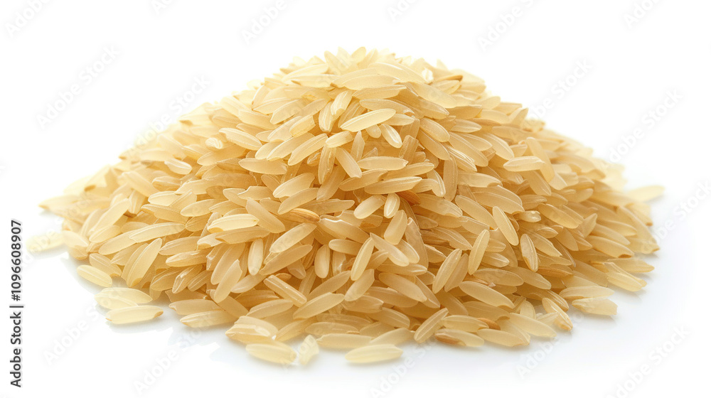 Chawal Rice isolated on white background Chawal Rice isolated on white background