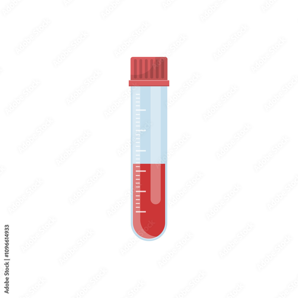 test tube isolated on white icon test tube isolated on white icon