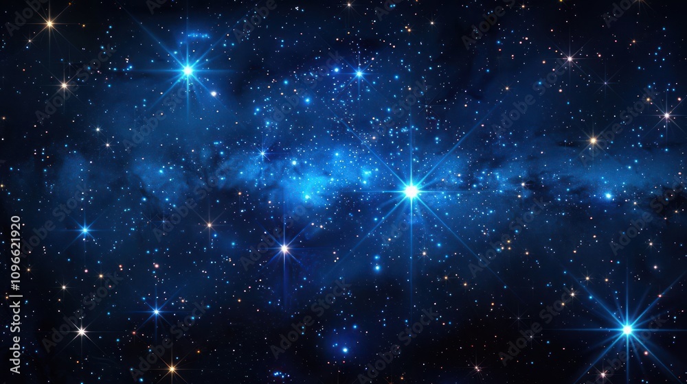 A vast expanse of deep space with a scattering of stars and nebulae. A vast expanse of deep space with a scattering of stars and nebulae.