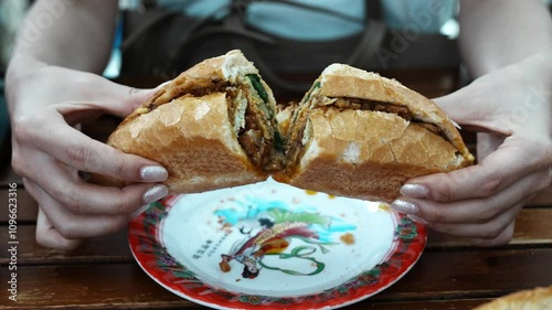 Delicious Vietnamese Traditional Dish Bánh Mì