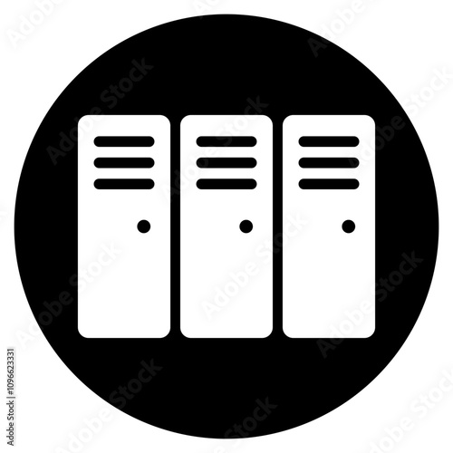 locker room glyph icon