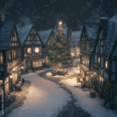 winter night in the city