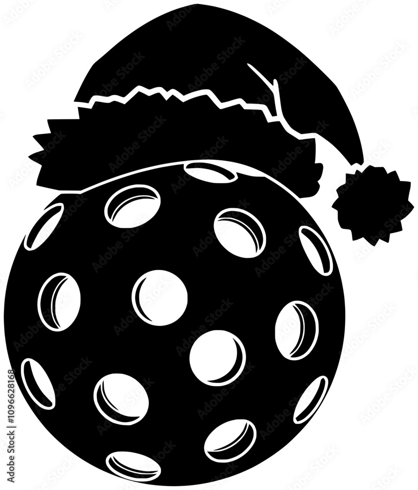 Obraz premium decoration illustration winter silhouette santa logo holiday icon hat outline ornament christmas celebration gift merry happy cartoon tree new year shape for vector graphic background