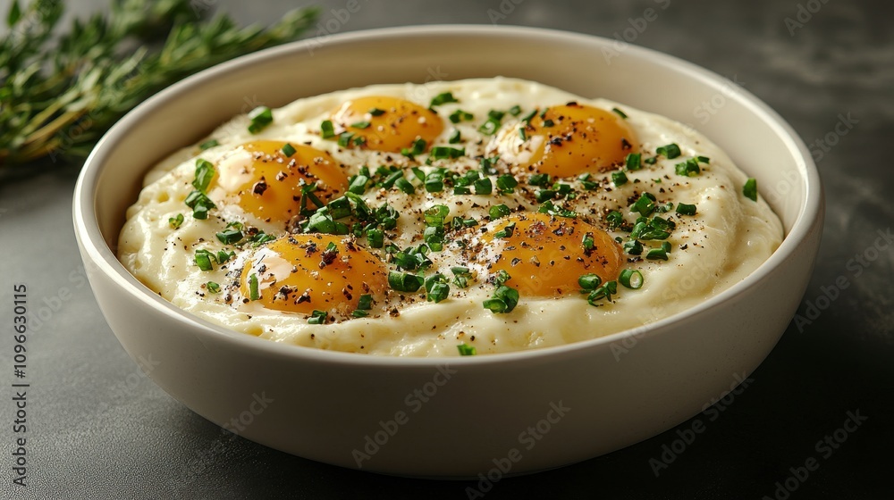 Scrumptious Creamy Egg Dish with Fresh Herbs - A Culinary Delight Scrumptious Creamy Egg Dish with Fresh Herbs - A Culinary Delight