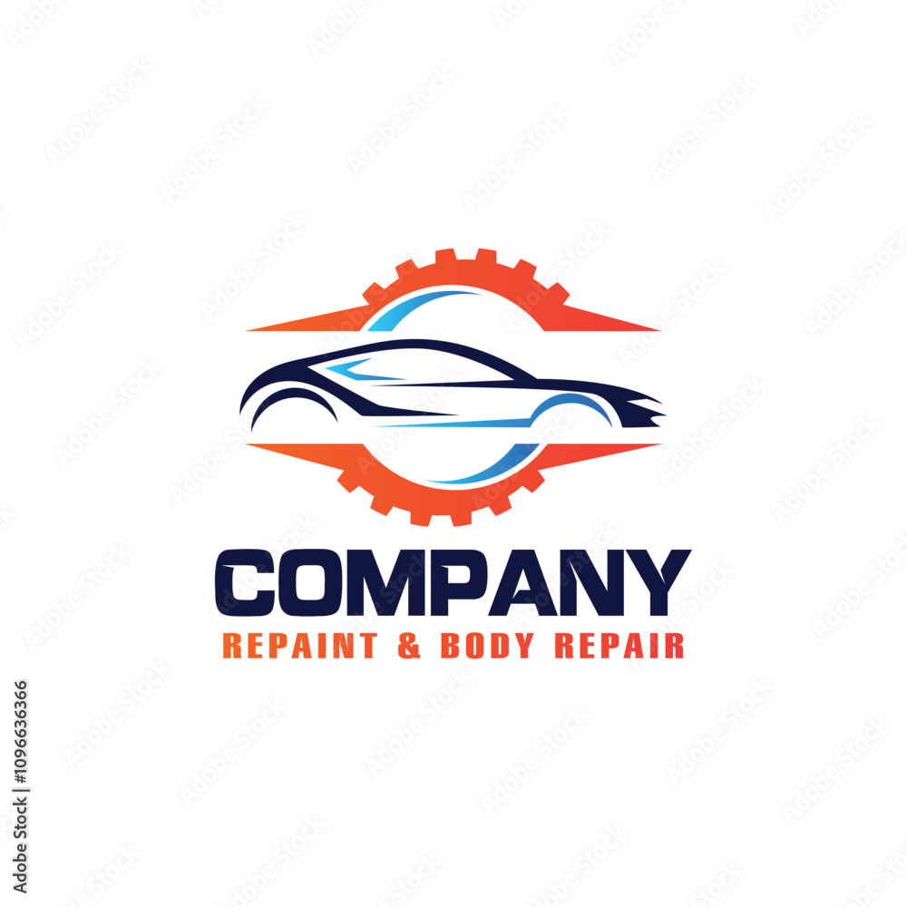 auto car service design logo template auto car service design logo template