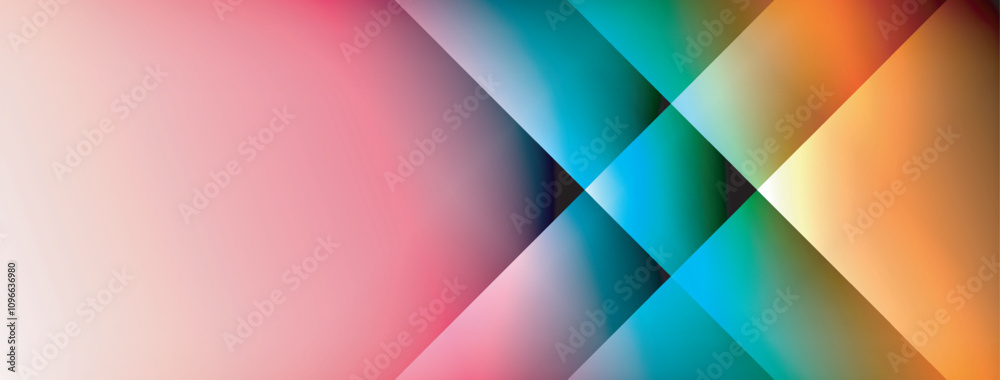 Colorful gradient with lines made of shadow and light. Creative background Colorful gradient with lines made of shadow and light. Creative background
