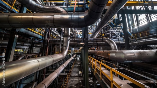 Industrial Piping Labyrinth photo