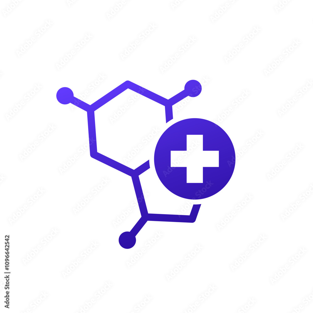 hormones and health icon, hormonal therapy vector hormones and health icon, hormonal therapy vector