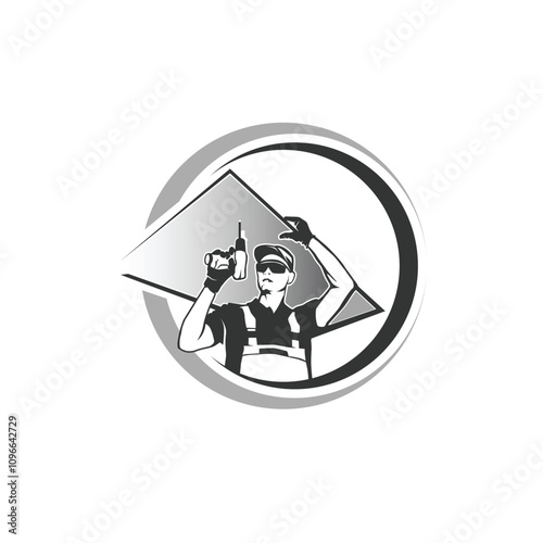 DRYWALL PLASTERING LOGO