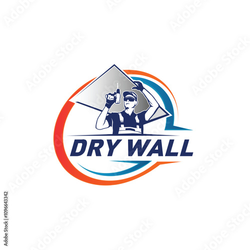 DRYWALL PLASTERING LOGO