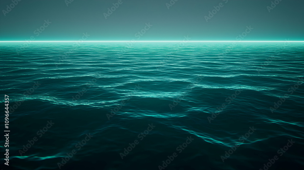 A serene ocean scene featuring gentle waves illuminated by a soft, ethereal glow, creating a tranquil and mesmerizing atmosphere. A serene ocean scene featuring gentle waves illuminated by a soft, ethereal glow, creating a tranquil and mesmerizing atmosphere.