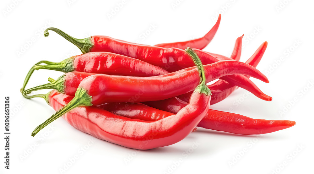 red chily pepper isolated. red chily pepper isolated.