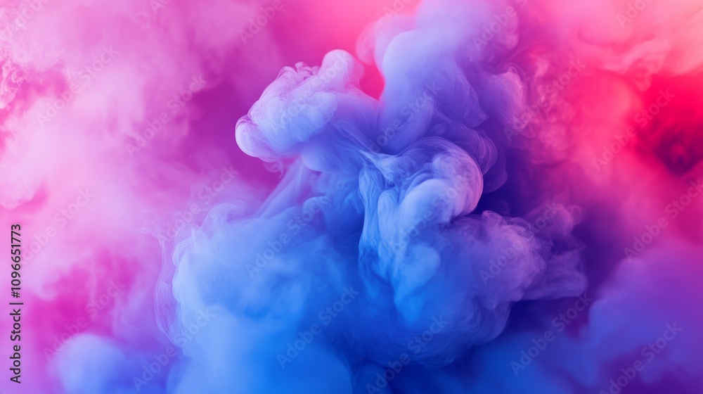 Abstract Colorful Swirling Smoke Cloud Image Abstract Colorful Swirling Smoke Cloud Image